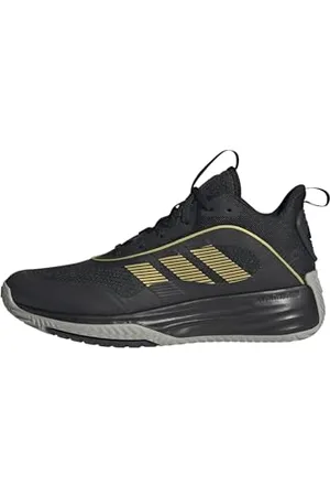 adidas Herren Own The Game 3 Shoes Basketball-Schuhe, Core Black/Gold Metallic/MGH Solid Grey