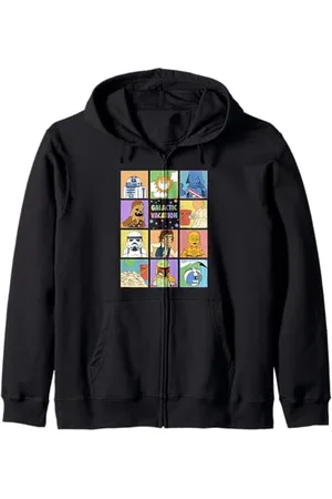 STAR WARS Galactic Vacation Group Shot Retro Frames Logo Kapuzenjacke
