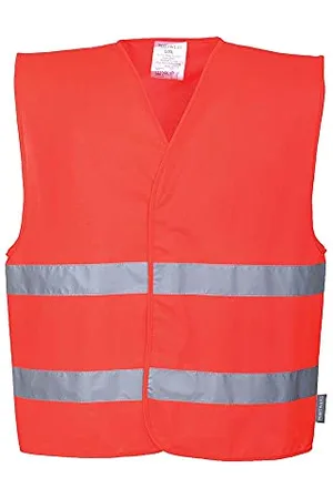 Portwest Zwei Reflex-Streifen Warnschutzweste, Größe: L/XL, Farbe: , C474RERL/XL