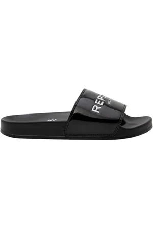 Replay Damen Badeschuhe Slipper, Schwarz (Black 003), 37