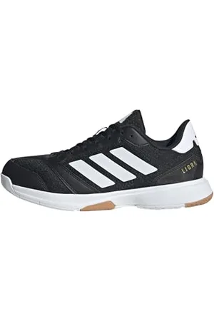 adidas Herren Ligra 8 Mens Indoor Shoes Schuhe, Core Black/Cloud White/Cloud White