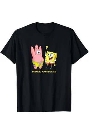 Spongebob Sponge Bob - Schwammkopf Weekend Plans Be Like T-Shirt