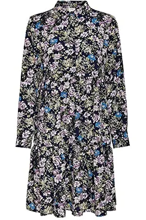 JDY Damen PIPER L/S Shirt Dress WVN NOOS Kleid, , 40