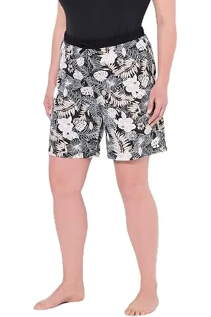 Ulla Popken Damen große Größen Übergrößen Plus Size 2 pcs Shorty, Palmes Spring