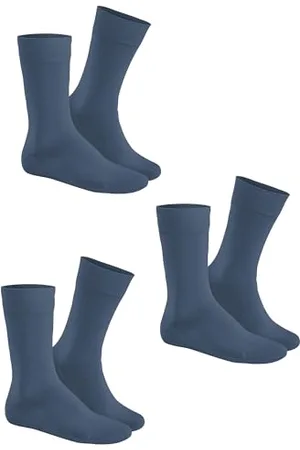 Hudson Unisex Socken Simply³ 3-Pack Marine-mel. 0387 35-38