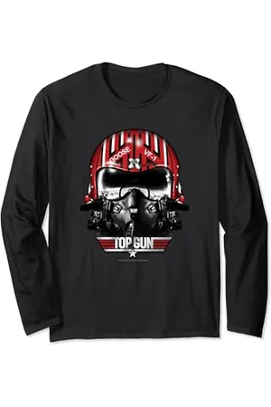 Top Gun Goose Helmet Langarmshirt