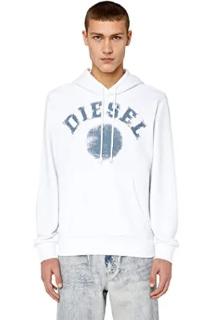 Diesel _S-GINN-HOOD-K30 FELP_Sweatshirt_Weiß_L