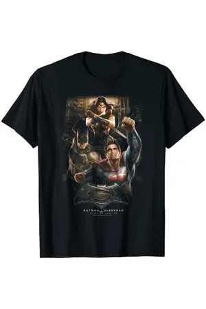 DC Comics Originals Batman v Superman Three In Action T Shirt T-Shirt