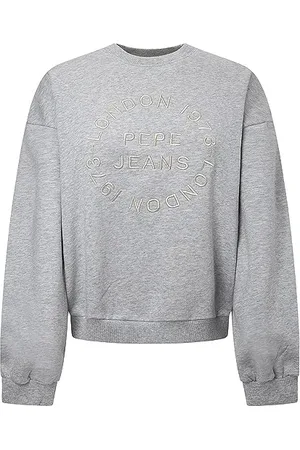 Pepe Jeans Damen Cara Sweatshirt, Grey (Grey Marl), L