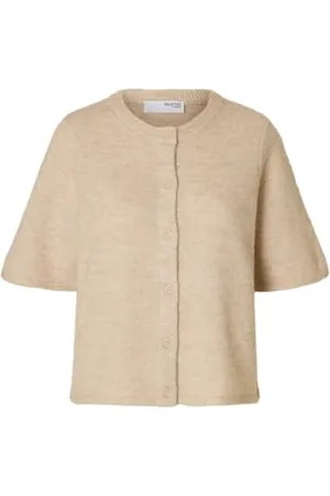 SELECTED Damen Slflulu 2/4 Knit Cardigan Noos, , XL EU