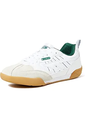 Hi-Tec Sportschuh unisex Squashclassic, C002138-011-01,, Weiß (Weiß/Grün), 41.5 EU