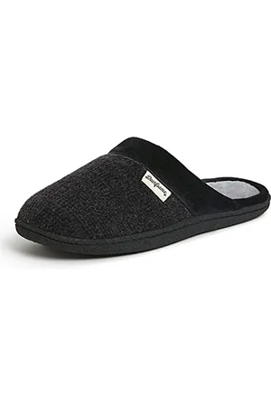Dearfoams Damen Chenille Clog with Quilted Sock Slipper