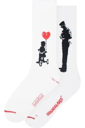 MuseARTa Unisex Banksy Graffiti Socken, , 36-40 EU