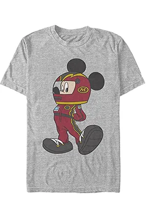 Disney Unisex Mickey Mickey Racecar Driver Organic Short Sleeve T-shirt, , XXL