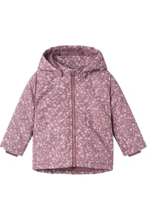 NAME IT Baby-Mädchen Nbfmaxi Jacket Aop Kurzjacke, , 56