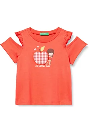 Benetton Mädchen 3096g108x T-Shirt, , 18 Monate