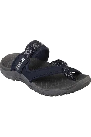 Skechers Damen Reggae-Trailway Flipflop, Marineblau, 35 EU