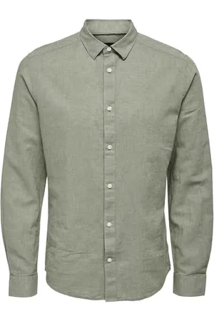 Only & Sons Herren Freizeit Hemd ONSCAIDEN - Slim Fit XS S M L XL XXL Grün, Größe:S, Farbe: 22012321