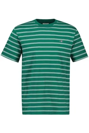 GANT Herren Striped SS Tshirt T-Shirt, , XXL