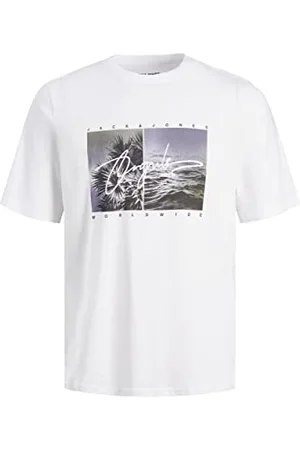 JACK & JONES Herren Jorsplash Photo Tee Ss Crew Neck Pls T-Shirt, , 5XL