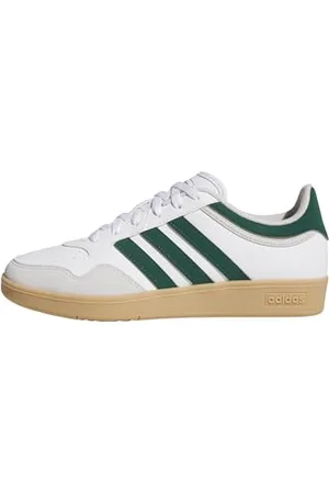 adidas Unisex Hoops 4.0 Shoes Schuhe, FTWR White/Collegiate Green/Gum 3
