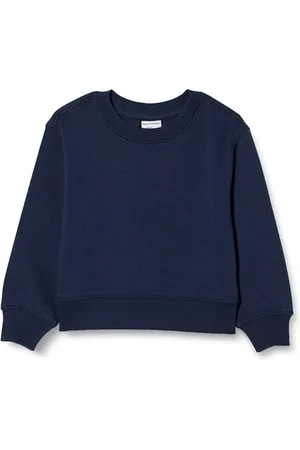 Amazon Jungen Sweatshirt mit Rundhalsausschnitt und lockerer Passform, , 4 Jahre