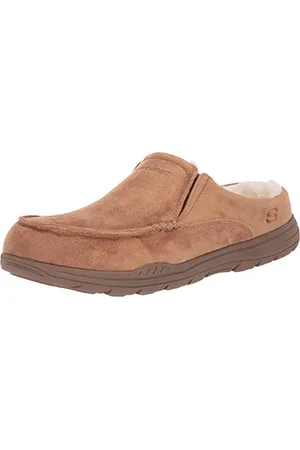 Skechers Herren 66444 Expected X Slipper Hausschuh, Hellbraun, 47.5 EU
