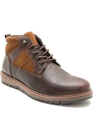 Thomas Crick Red Tape Herren Huxley Stiefel, Braun (Holz), 43 EU (9 UK)