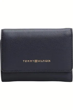 Tommy Hilfiger Damen Geldbörse Logotape Trifold Klein, Blau (Space Blue Corp), Einheitsgröße