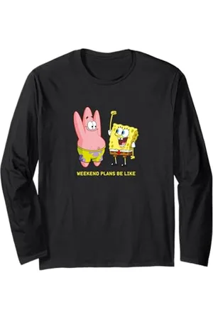 Spongebob Sponge Bob - Schwammkopf Weekend Plans Be Like Langarmshirt