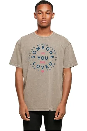 Merchcode Herren T-Shirt Lewis Capaldi - SYLL Acid Washed Oversize Tee, Oversized Fit, Cotton 100 Percent, XL