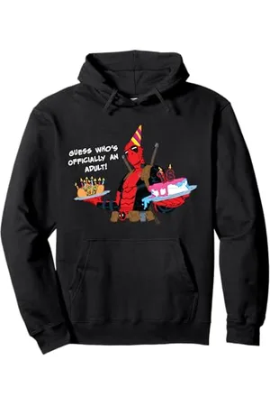Marvel Deadpool 18th Birthday Party "Officially an Adult!" Pullover Hoodie
