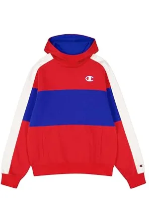Champion Herren Legacy Retro Sport (220317) -Soft Compact Poly Fleece Color Block Kapuzenpullover, , XS