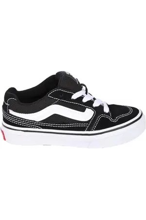 Vans Unisex Kinder Caldrone Sneaker Caldrone Trainers, SUEDE/MESH BLACK/WHITE, 37 EU