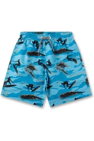 Sanetta Jungen-Badeshorts | Bequeme und schnell trocknende Badehose aus recyceltem Polyester für Jungen. Bademode für Kinder 176