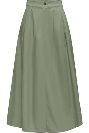 ONLY Onlzora Hw Long Pleat Skirt PNT