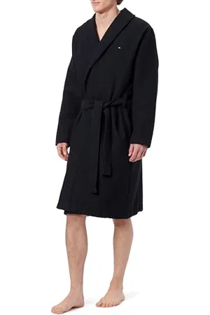 Tommy Hilfiger Herren Waffle Bathrobe UM0UM03524 Bademantel, , XXL
