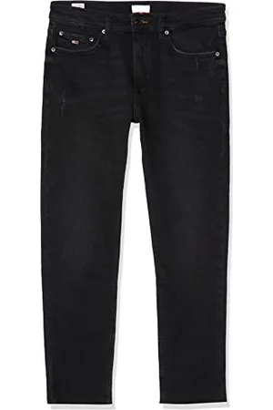 Tommy Hilfiger Damen Izzy High Rise Slim Ankle Ckbk Straight Jeans, Schwarz, W24/L28