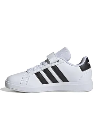 adidas Grand Court 2.0 Shoes Children Tennisschuhe, Cloud White/core Black/Cloud White, 33 EU