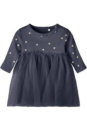 NAME IT Baby - Mädchen Nbfnadja Dress Noos Kleid, , 74 EU