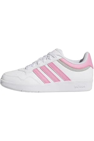 adidas Hoops 4.0 Shoes Sneaker, FTWR White/pink Fusion/Grey Two, 21 EU