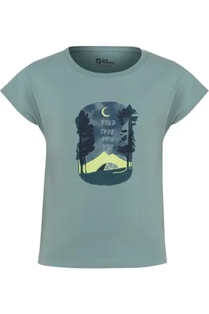 Jack Wolfskin Mädchen Graphic Girls T-Shirt, , 164 EU