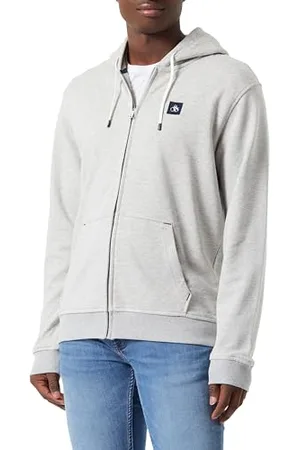 Scotch&Soda Herren Essential Logo Badge Zip-Through Hoodie Sweatshirt, 0606, L EU
