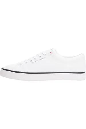 Tommy Hilfiger Herren Th Hi Vulc Core Ii Mesh Fm0fm05513 Low Top, White (White), 47 EU