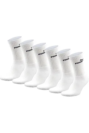 PUMA Sport und Freizeitsocken 6er-Pack WEIß 112121001300 Grösse: 35-38