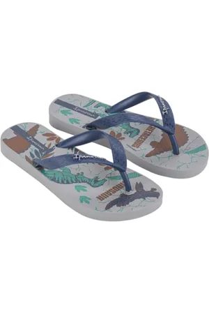 Ipanema TEMAS XV Kids Flipflop, Grey/Blue/Green, 37 EU