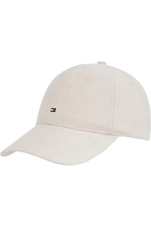 Tommy Hilfiger Herren Cap Flag Oxford 6 Panel aus Baumwolle, Beige (Safari Canvas), Einheitsgröße