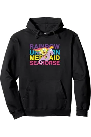 Spongebob Sponge Bob - Schwammkopf Rainbow Seahorse Pullover Hoodie