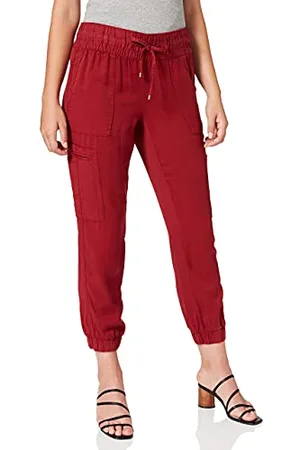 CECIL Joggpants Casual Fit Middle Waist Slim Legs Baumwollhose