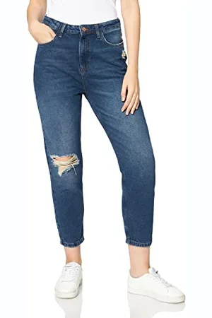 New Look Damen 3901914 Jeans, Blau (Blue Pattern), 38 (Herstellergröße: L32)